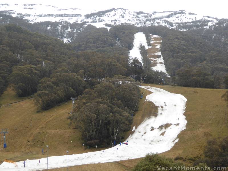 Lower Sundance today, with High Noon in the background