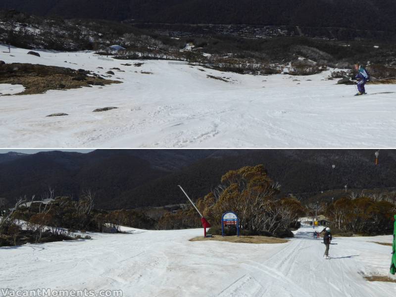 Yesterday - Sunday: View from top of Sponars and looking to bottom of Antons