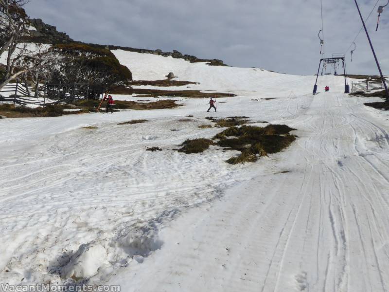 Jock and Gen setting set up the slalom course today in the Basin<BR>Actually the Basin was more of terrain park - for testing 4WDs ;-)<BR>But it was fun