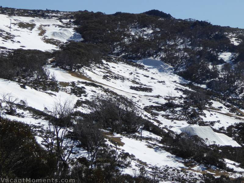 Harvesting of snow does work - just look at the jumps on Central Spur