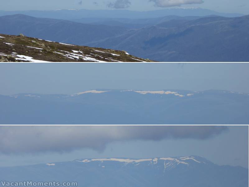 There was still snow visible on Victoria's highest peaks - Mt Feathertop & Mt Bogong