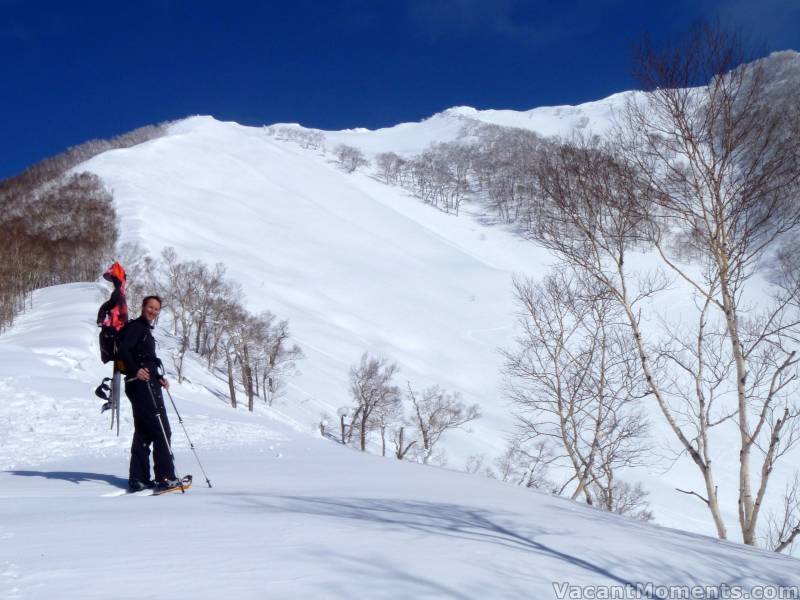 It's a long way to the top if you want untracked<BR>What a spectacular day for a climb