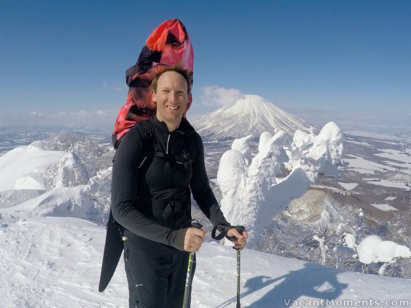 Peter with Yotei as a backdrop