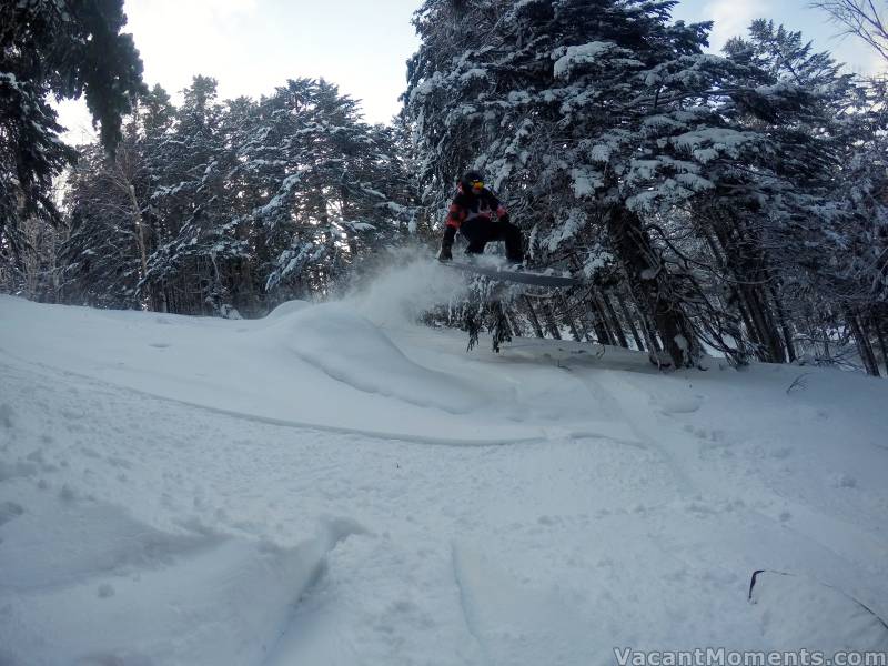 There's still a good snow cover