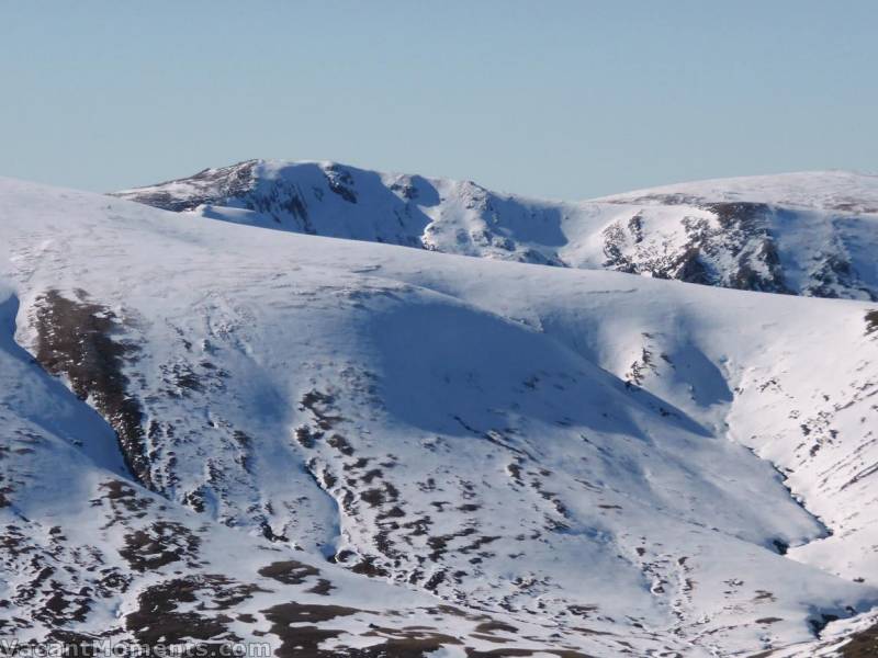 The main range with Club Lake Chutes in the background