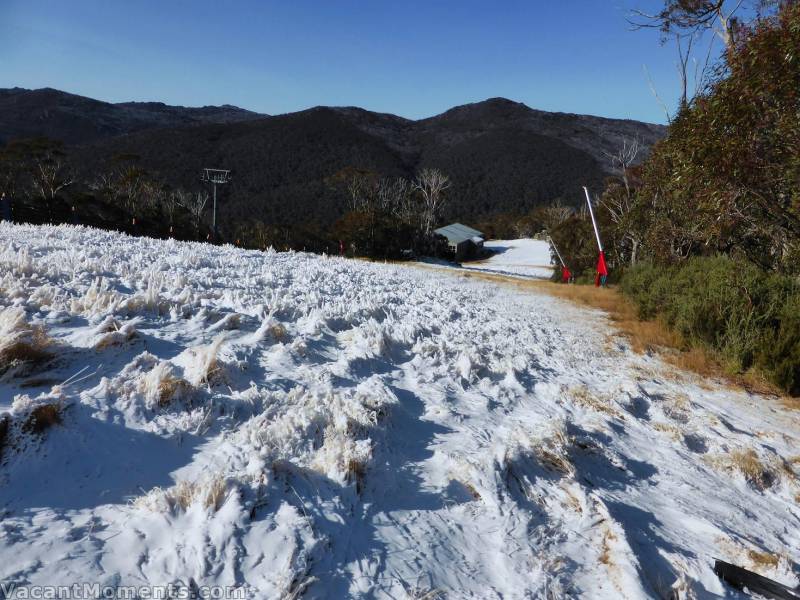 Looking down Ballroom towards top of Merritts chair