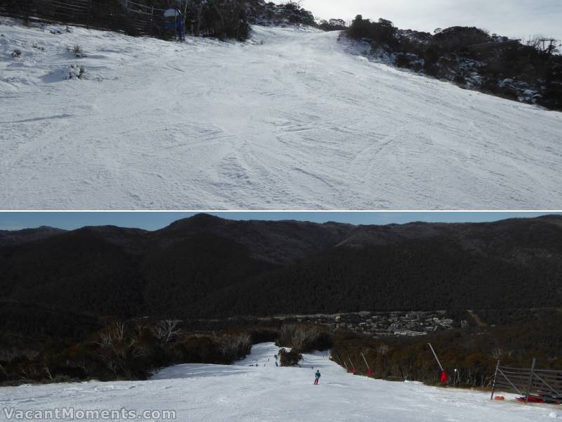 Looking at the top of High Noon from Frostbite<BR>And looking down High Noon from the same location