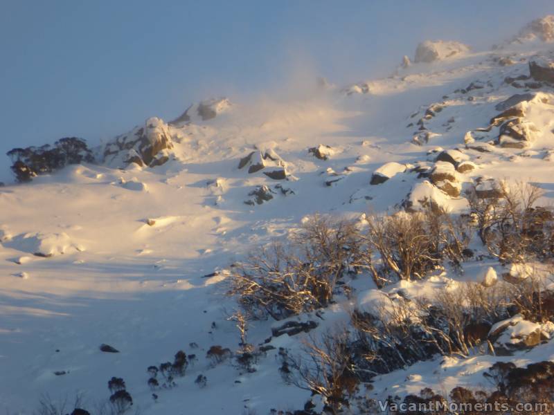 Close up of The Bluff - still sketchy