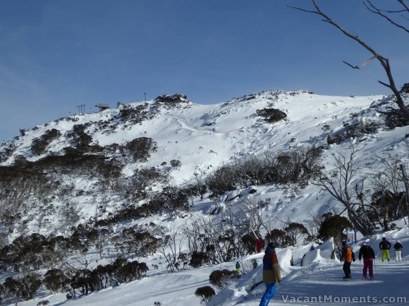 The Traverse (open to Village) with Eagles Nest in the background