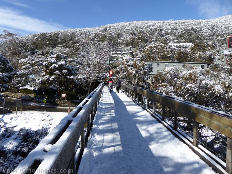 Thredbo is a 'snow' resort once more<BR>Shot taken at midday just before the change moved in