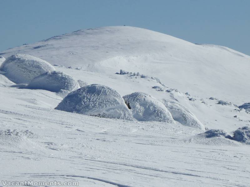 Mount Kosciuszko and the start of its cornice