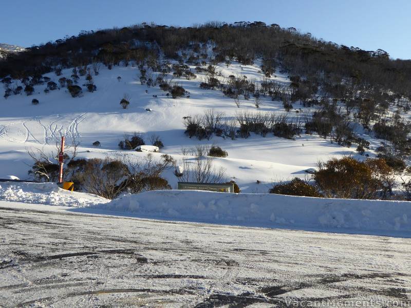 It was a chilly -9C at Dead Horse Gap on Tuesday morning when we did the car drop