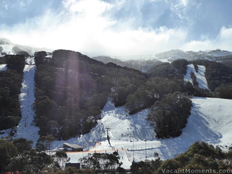 A general look at the resort yesterday afternoon