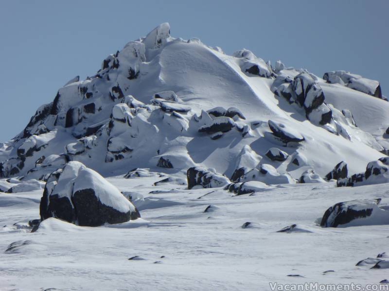 Everest (as we like to call it) under the Thursday blue sky