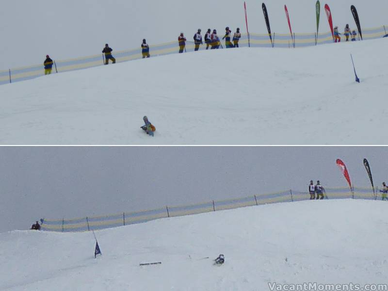 The nippers gave their all in front of their onlooking mentors