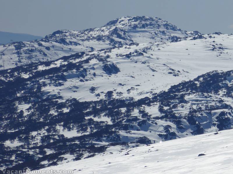 The top of Blue Cow and Guthega to the left