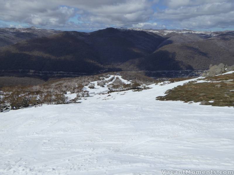 Looking down to base of Cruiser from top of Wiamea