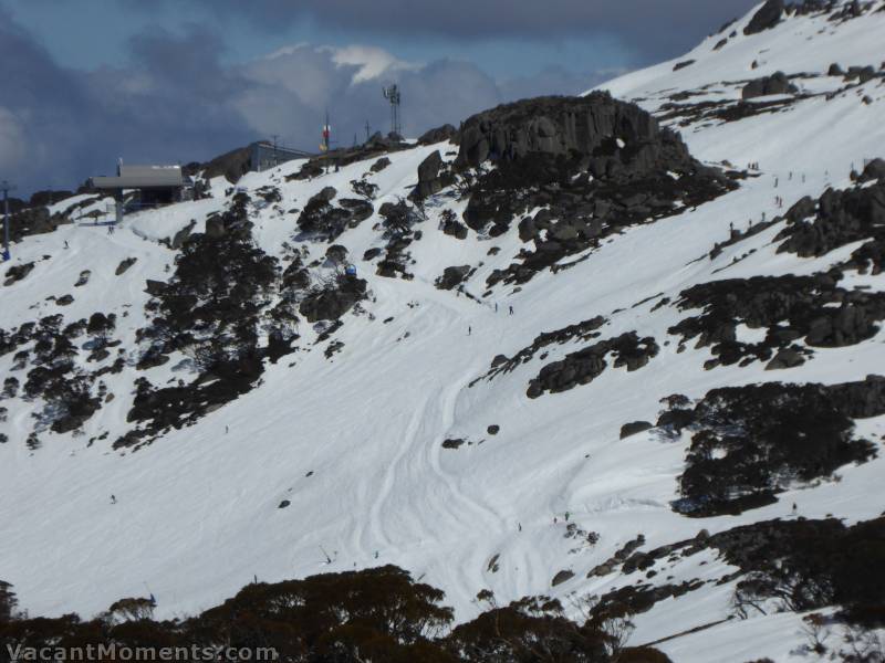 Looking across to Eagles Nest 