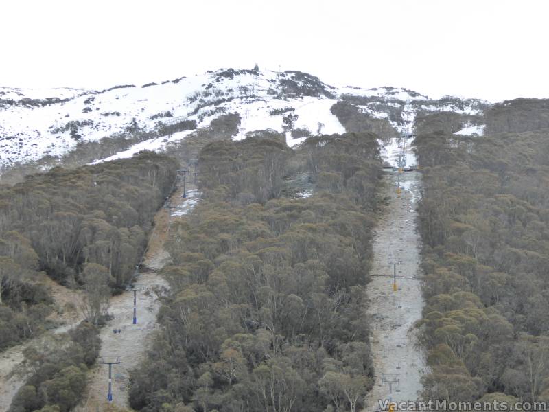 Crackenback with fresh snow - just an hour ago (Tuesday)