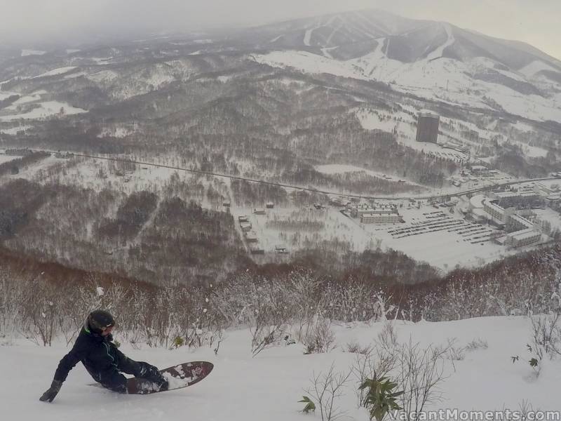 Peter, on what appears to be quite a steep slope