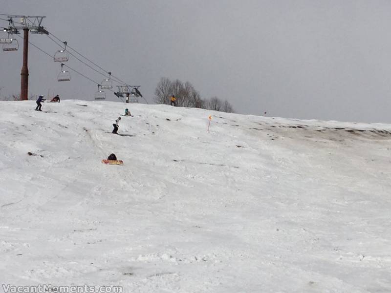 Hakuba looking less than its usual self