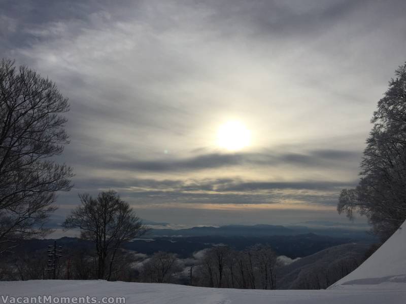 Grey skies over Hakuba  - photo courtesy of SpongeBob