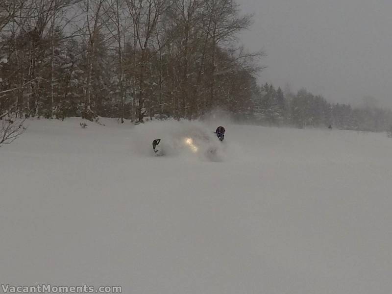 After skiing and boarding there's still time to plough the field