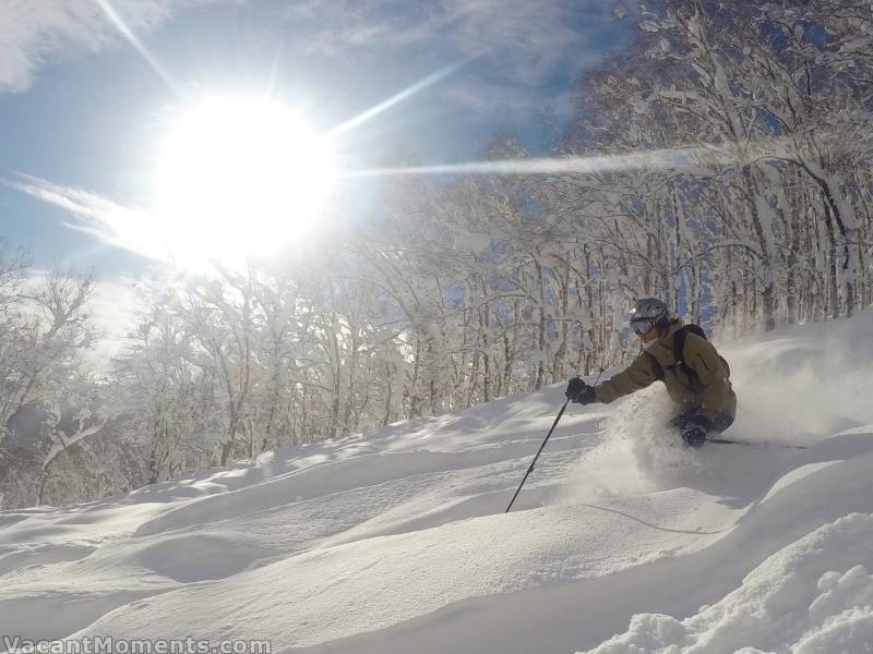 A great day of freshies and sun