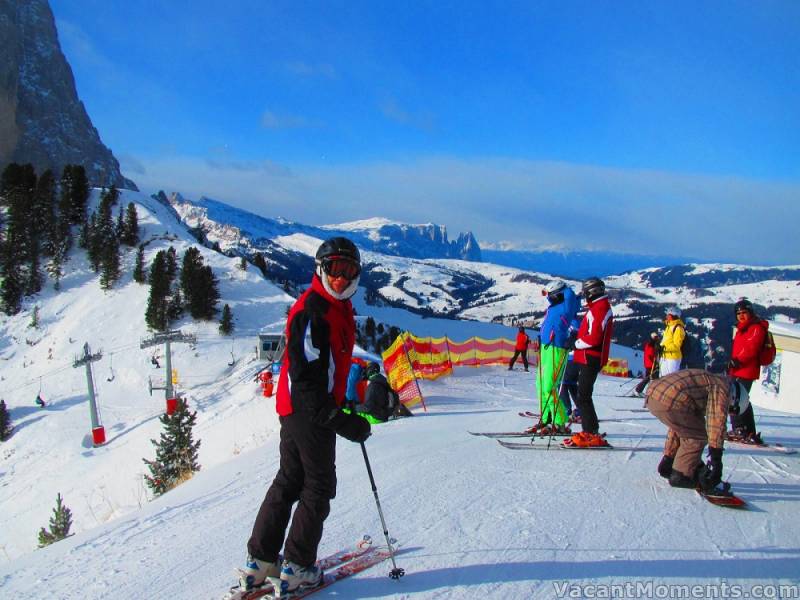 Marion above Val Gardena