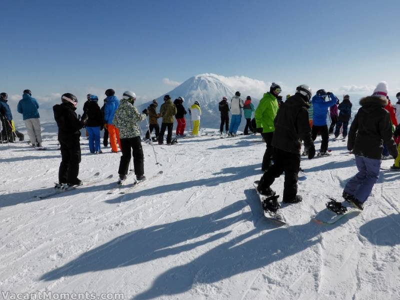 Looking across to Yotei zan from the peak above Niseko