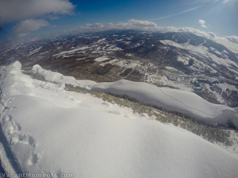 A fish eye view of Rusutsu