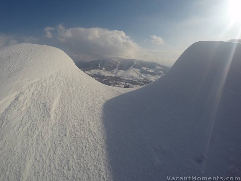 Blue skies over Rusutsu - photo courtesy of Peter