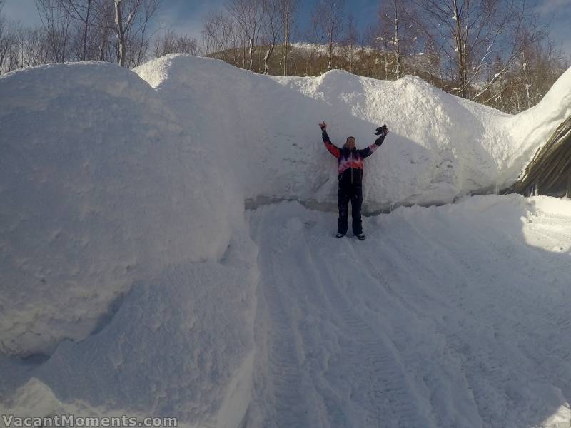 <em>High walls getting bigger every day from snow blowing</em>