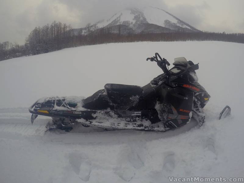 More time devoted to snowmobiling due to the heavier snow conditions