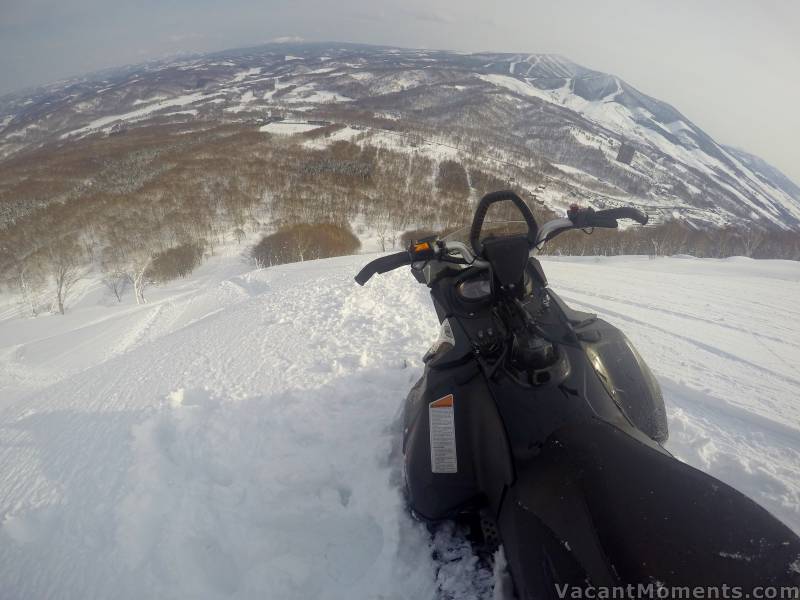 A fish eye view of the valley below