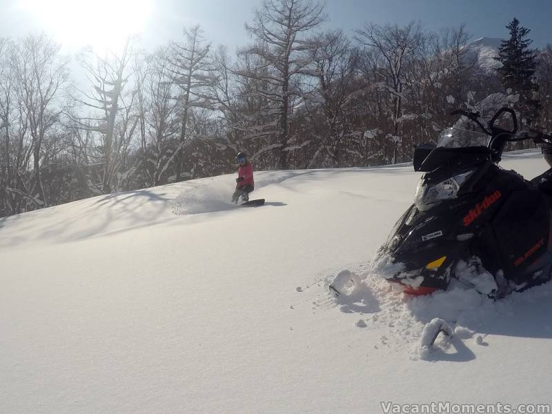 And at the bottom of every untracked slope is your waiting lift