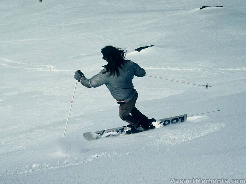 And the lad himself - Rosco on his mono ski - more than 30 years ago