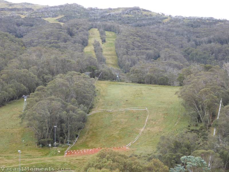 Meanwhile back in Thredbo the cheese rolling course has been marked out.<BR>It starts around 11am tomorrow - register 10:30, helmet compulsory, health insurance advised