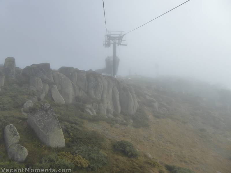 A misty autumnal morning in Thredbo ...