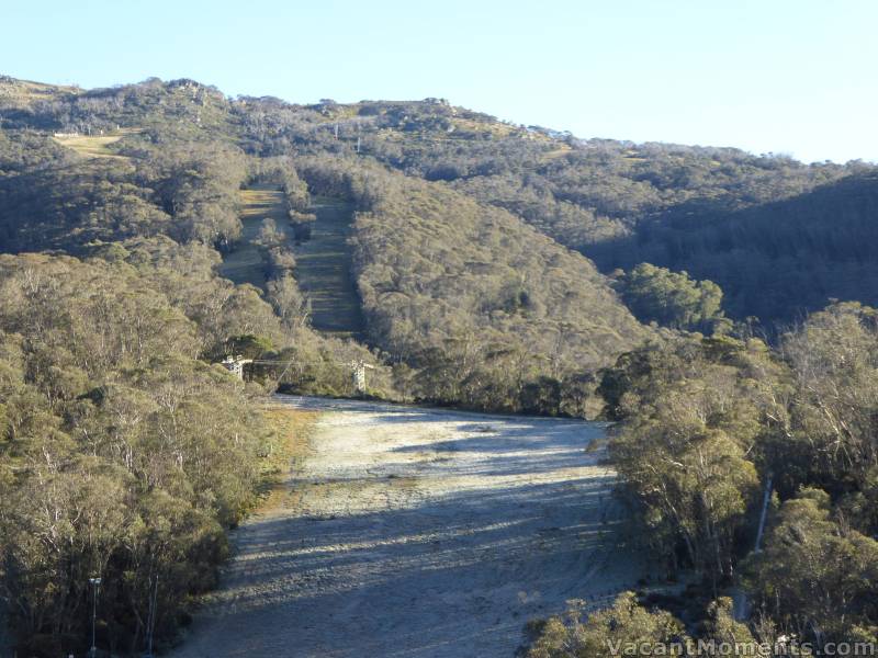 Lower Sundance, the scene of Cheese Rolling only 2 weeks ago, now covered in a deep frost