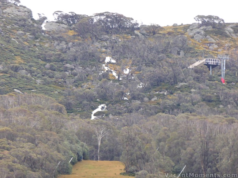 May 10th after heavy rains swelled the waterfalls and raised the Thredbo River above its banks