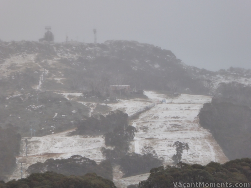 May 11th and Thredbo gets its first snow for 2016