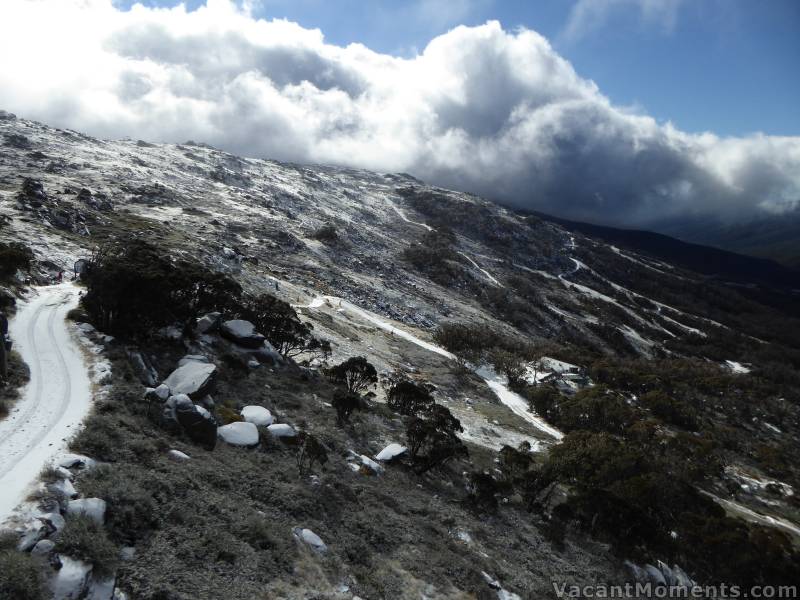 Looking across Central Spur