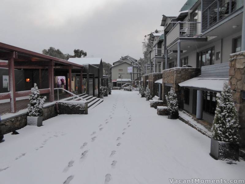 Village Square early Friday morning