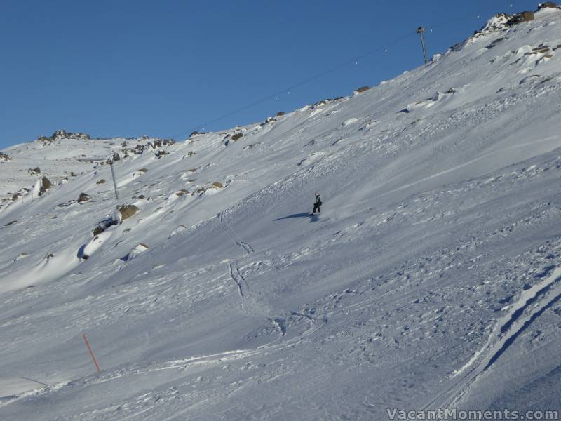 Looking from Antons across Central Spur towards Sponars