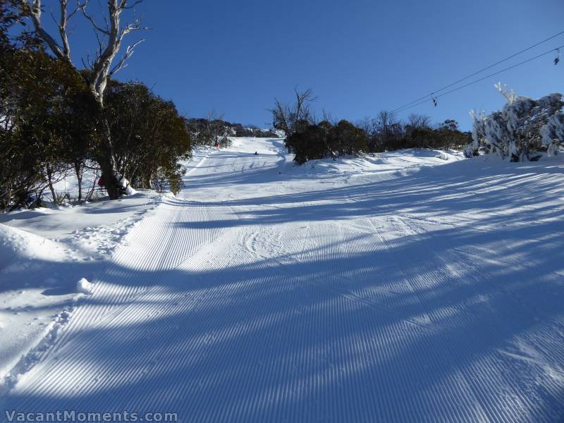 Looking back up Sponars T-bar - yes there are no Ts on yet