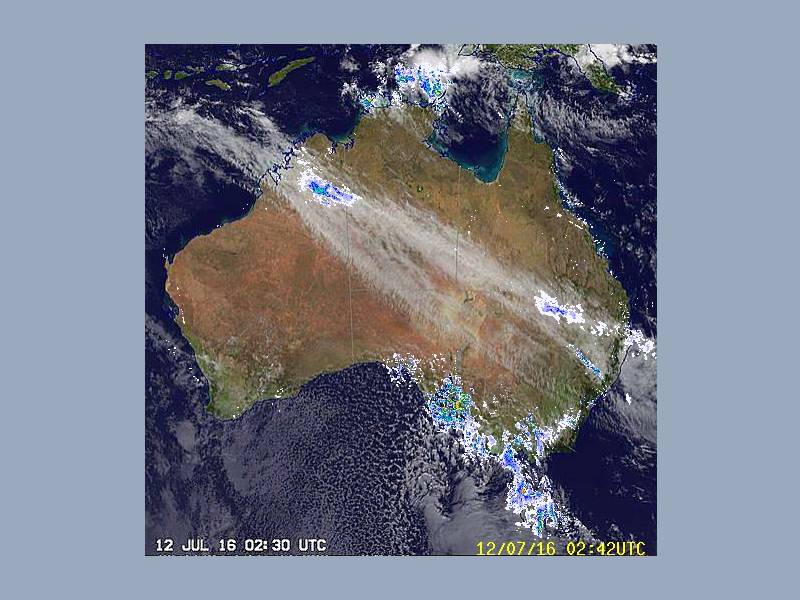 For those of you familiar with the Pineapple Express that brings big snows to Nth America<BR>Yesterday's weather pattern (picture from BOM) showed why we got what we got<BR>Moist warm air from the NW hitting cold Antarctic air from the SW