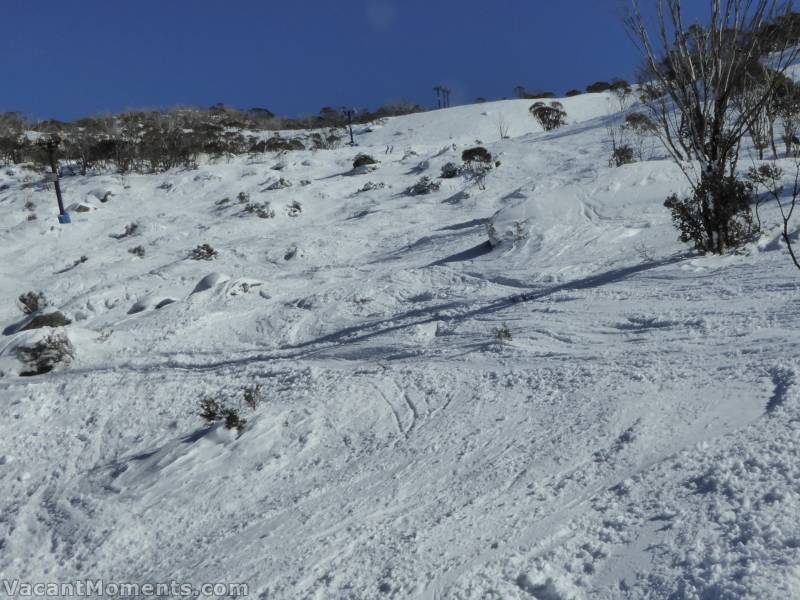 Looking back up Cannonball today