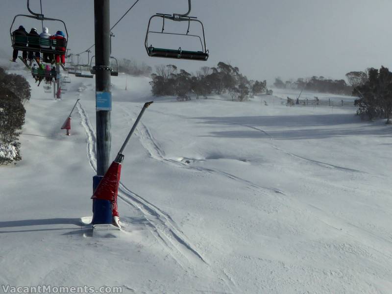 Upper World Cup (and onsen ;-) first ride up this morning