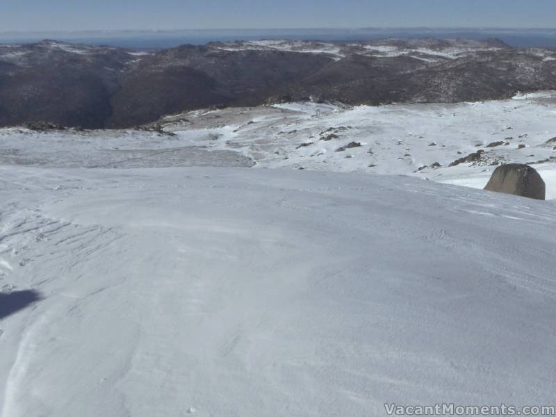 From the top of Signature Hill looking back towards Eagles Nest